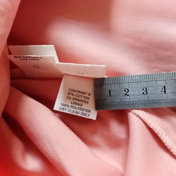 ANTHROPOLOGY Eva Franco Short Prom Dress Sequins A-Line Formal Peach Pink Size 4 - Picture 8 of 15